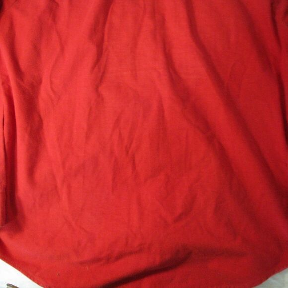 Vintage Five Brother Red Flannel Button Down Shirt - Picture 7 of 8